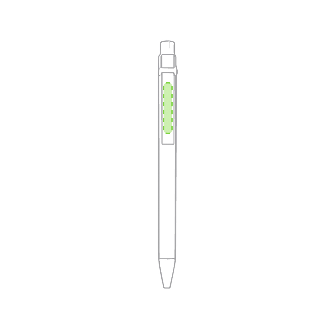 Dans le stylo, le clip