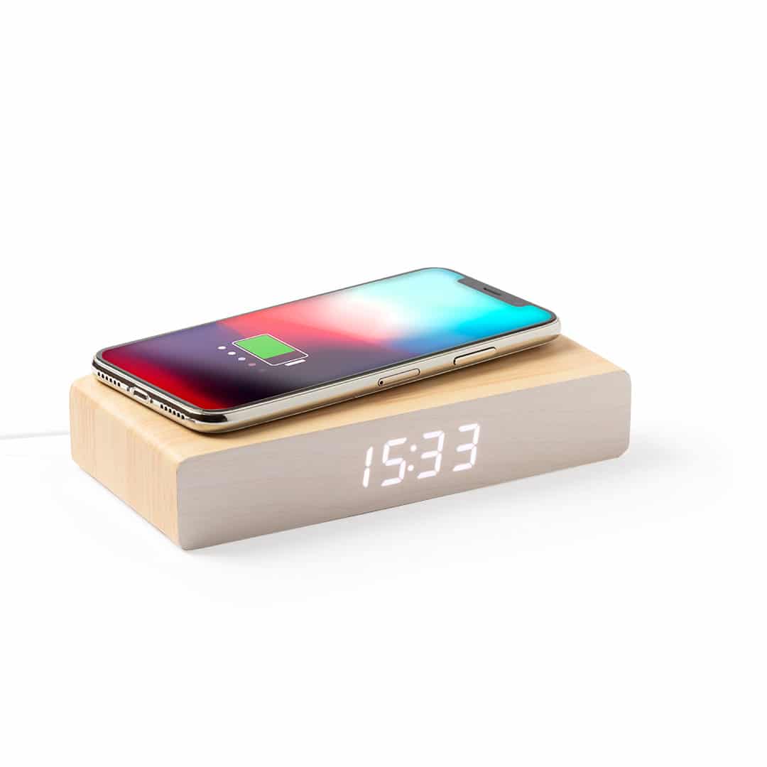 Visuel Horloge Chargeur Qugibaxu - personnalisable