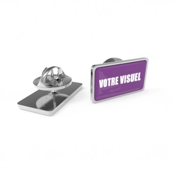 Miniature 2 pour Pin's Métal Petit Rectangle