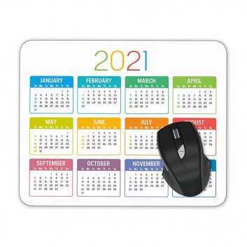 Visuel Tapis de Souris Calendrier 12 Feuilles