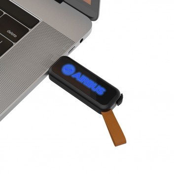 Miniature 2 pour Cle usb retractable Logo led