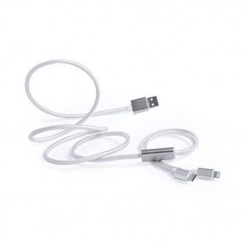 Visuel Cable Nylon 2 en 1