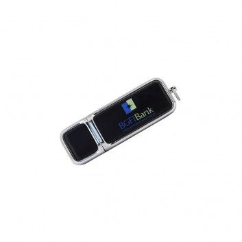 Visuel Cle USB Cuir Metal