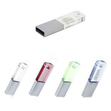 Visuel Cle USB Duo Verre Metal