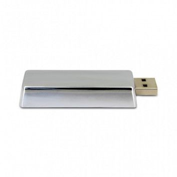 Visuel Cle USB Lingot Argent