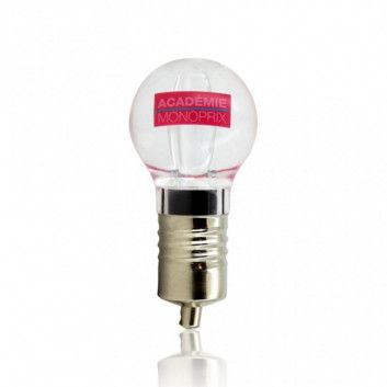 Visuel Cle USB Ampoule Transparente