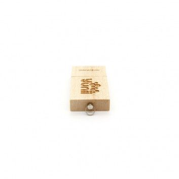 Miniature 3 pour Cle USB Bois Carre Slim