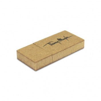 Visuel Cle USB Bois Recyclé Clair