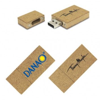 Miniature 2 pour Cle USB Bois Recyclé Clair
