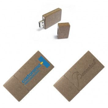 Miniature 2 pour Cle USB Bois Recyclé Foncé