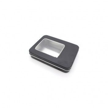 Visuel Boite Alu Noir Rectangle