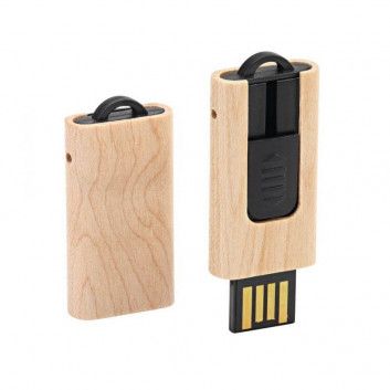 Miniature 3 pour Clé USB Bois Rétractable