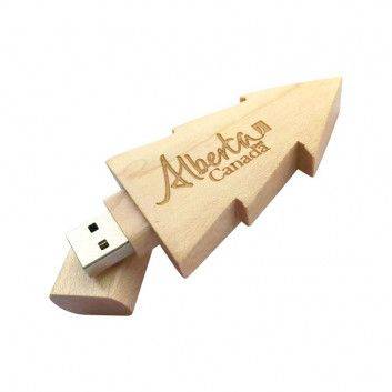 Visuel Clé USB Sur Mesure Bois