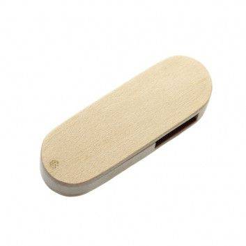 Miniature 1 pour Clé USB Bois Pivotante Slim