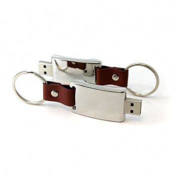 Miniature 2 pour Clé USB Cuir Porte Clef Design