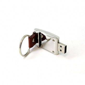 Miniature 4 pour Clé USB Cuir Porte Clef Design