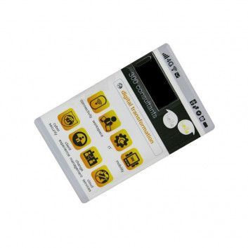 Visuel Cle USB Carte de Visite Transparente