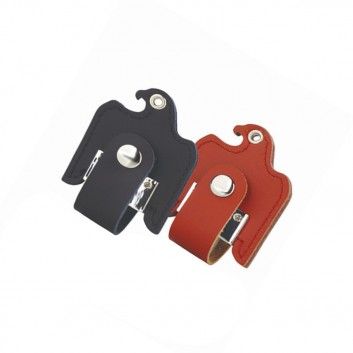 Miniature 2 pour Cle USB Cuir Carré