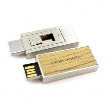 Visuel Clé USB Bois Métal