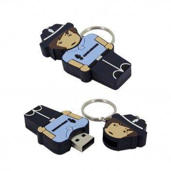 Miniature 9 pour Clé USB Gendarme