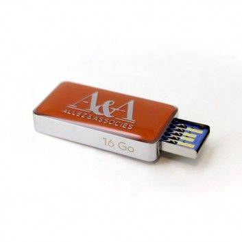 Miniature 3 pour Clé USB Métal Émaille Doming