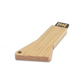 Visuel Cle USB Bois Clef Triangle
