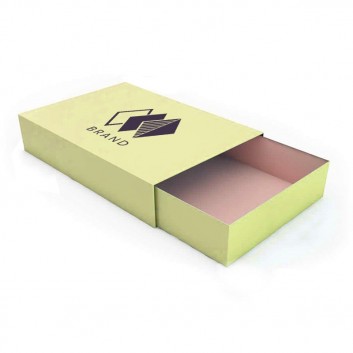 Visuel Boite en Carton Rectangle avec Tiroir Coulissant