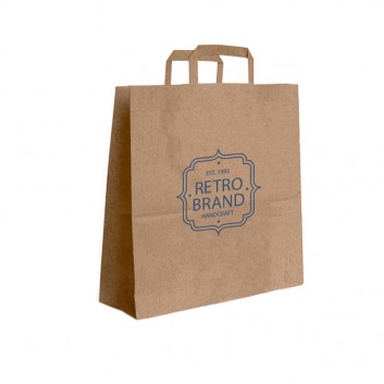Visuel Sac Papier Kraft avec Logo