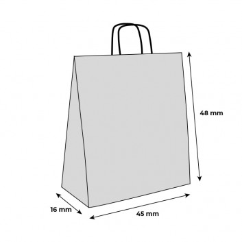 Miniature 2 pour Sac Papier Kraft Grande Taille