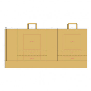 Miniature 3 pour Sac Papier Kraft Grande Taille