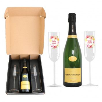 Visuel Coffret verre à vin Crémant de Bourgogne