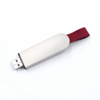 Visuel Clé USB bout ronde mini dragonne