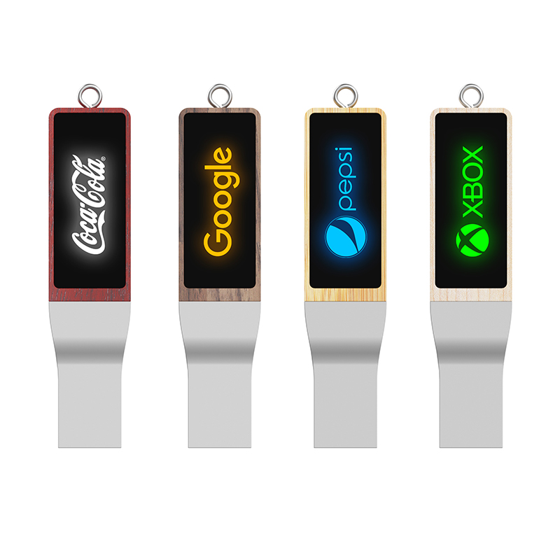 Miniature 1 pour Clé USB LED stick bois