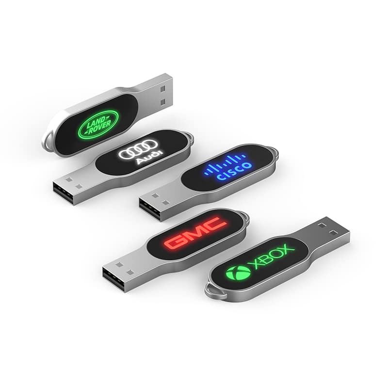 Miniature 2 pour Clé USB LED stick mini ovale