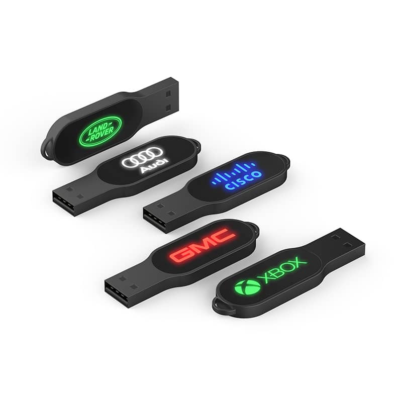 Miniature 1 pour Clé USB LED stick mini ovale