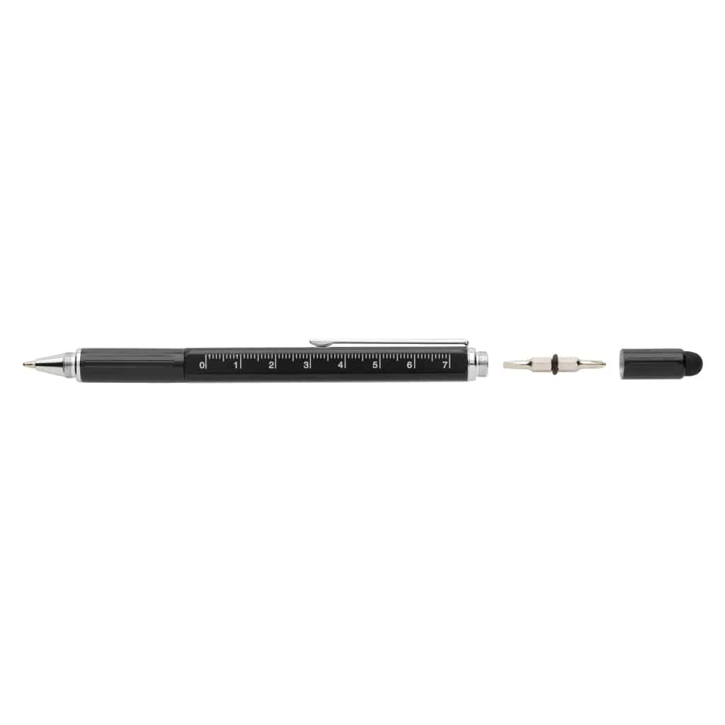 Miniature 5 pour Stylo outil 5 en 1 en aluminium