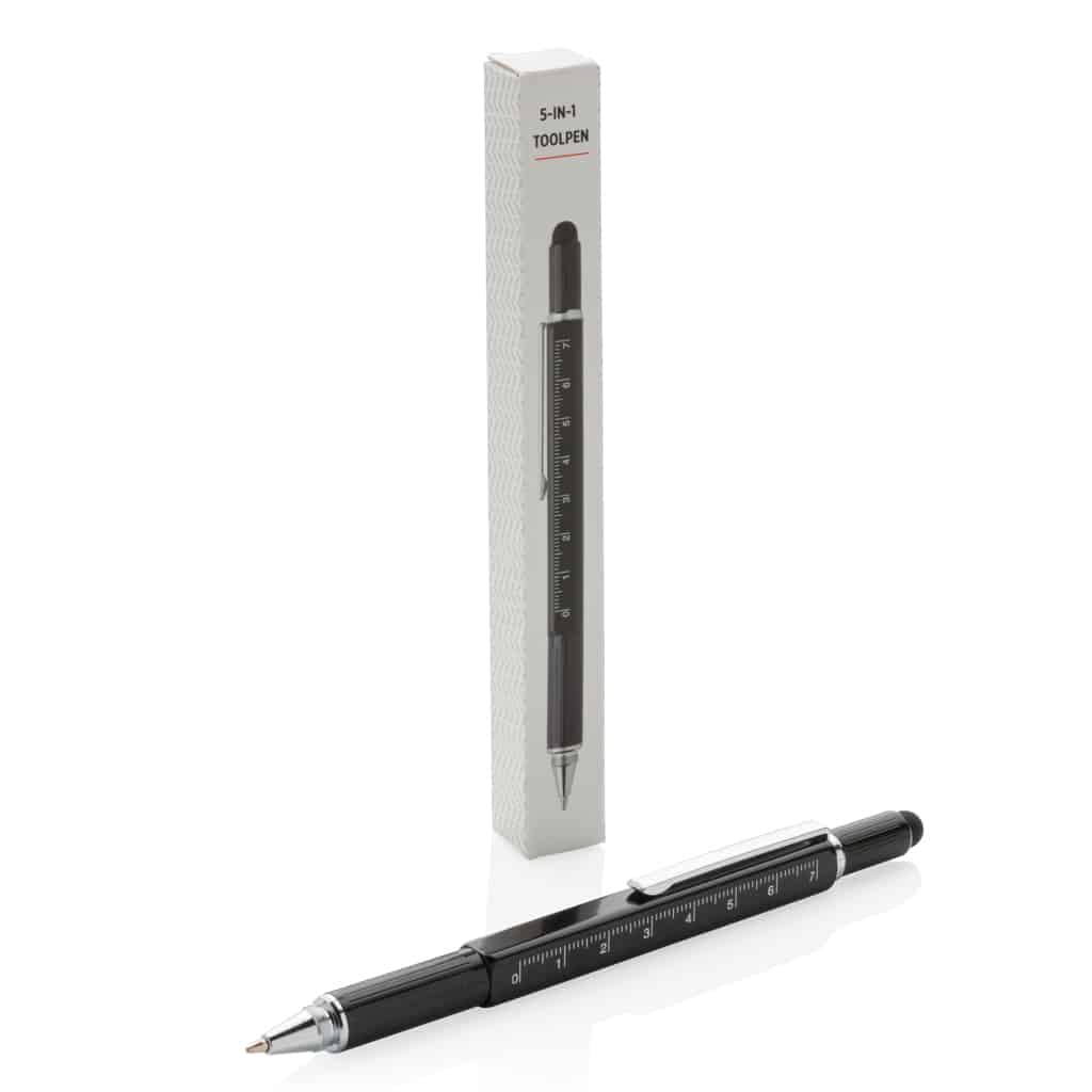 Miniature 4 pour Stylo outil 5 en 1 en aluminium