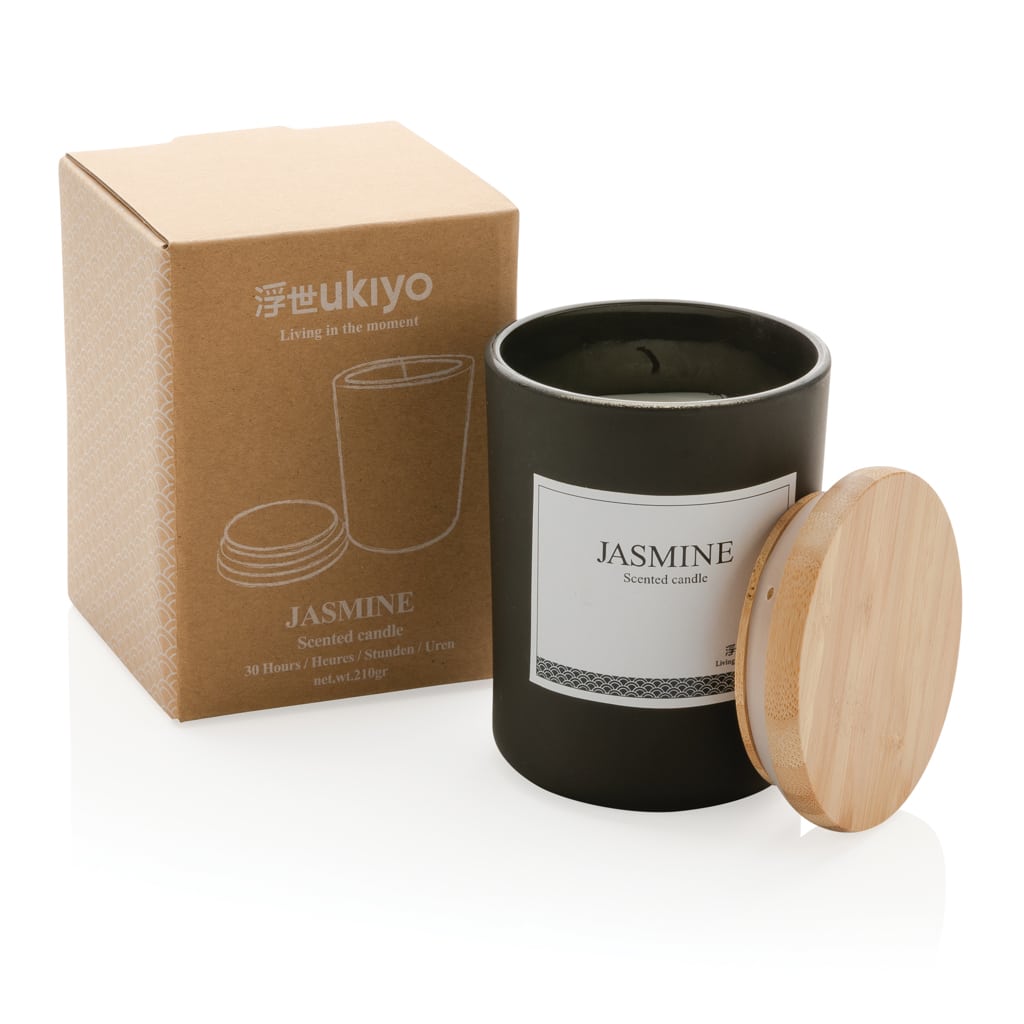 Miniature 3 pour Bougie parfumée avec couvercle en bambou Ukiyo