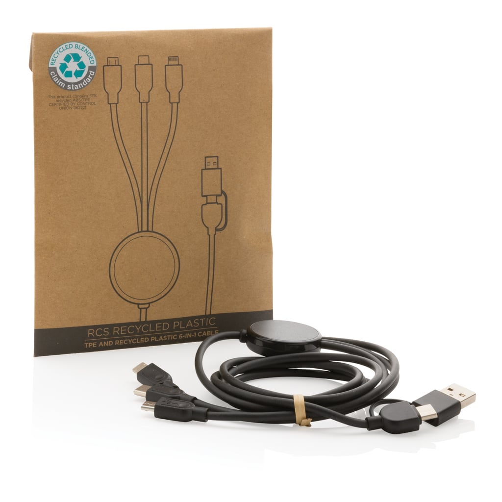 Miniature 3 pour Câble 6 en 1 en TPE et plastique recyclé RCS