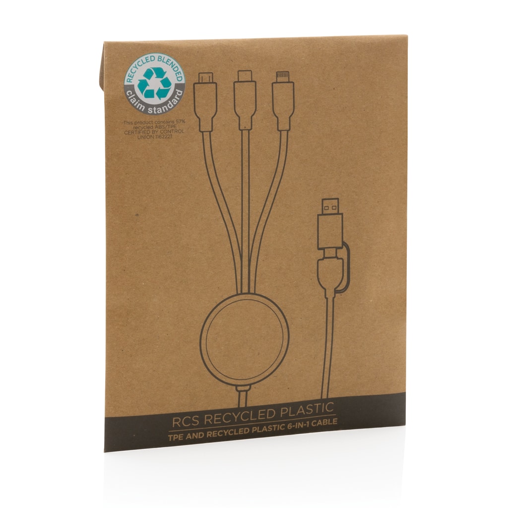 Miniature 7 pour Câble 6 en 1 en TPE et plastique recyclé RCS