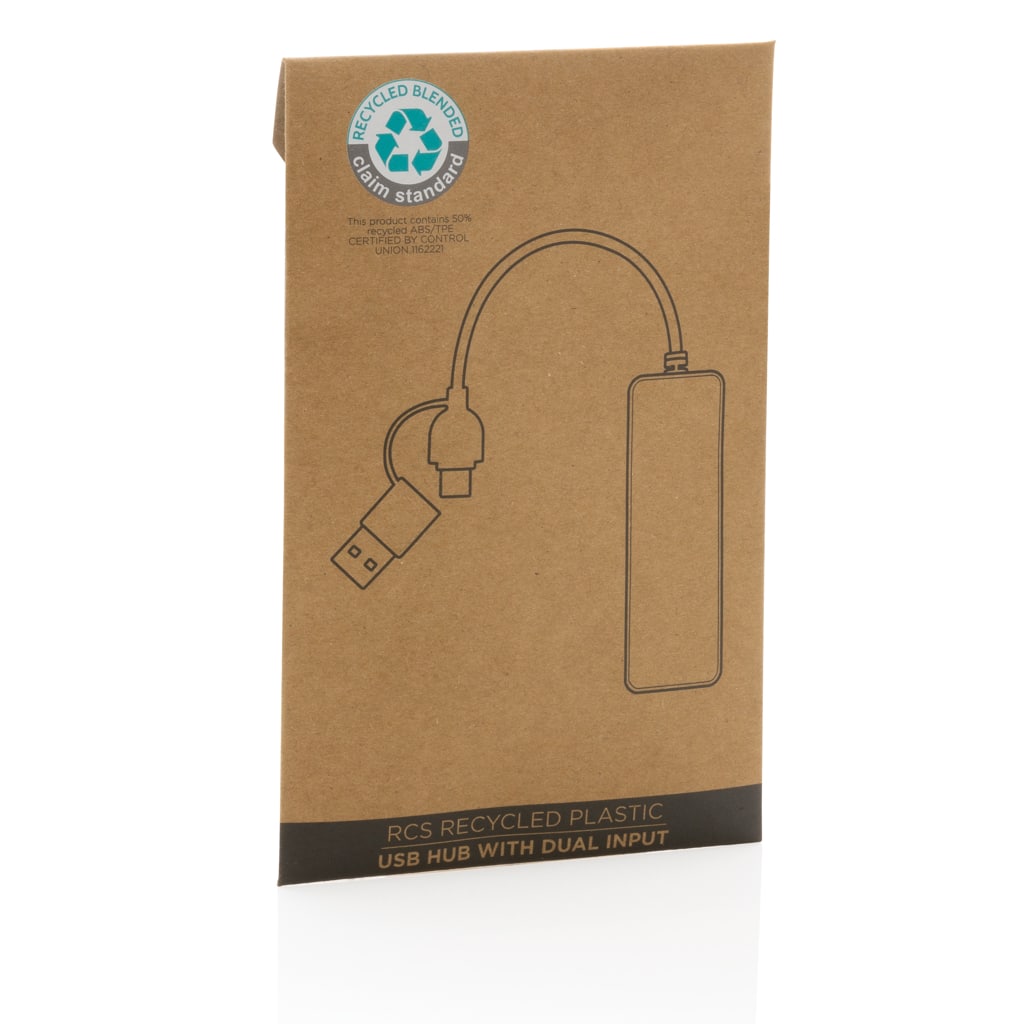 Miniature 6 pour Hub avec double entrée en plastique recyclé RCS