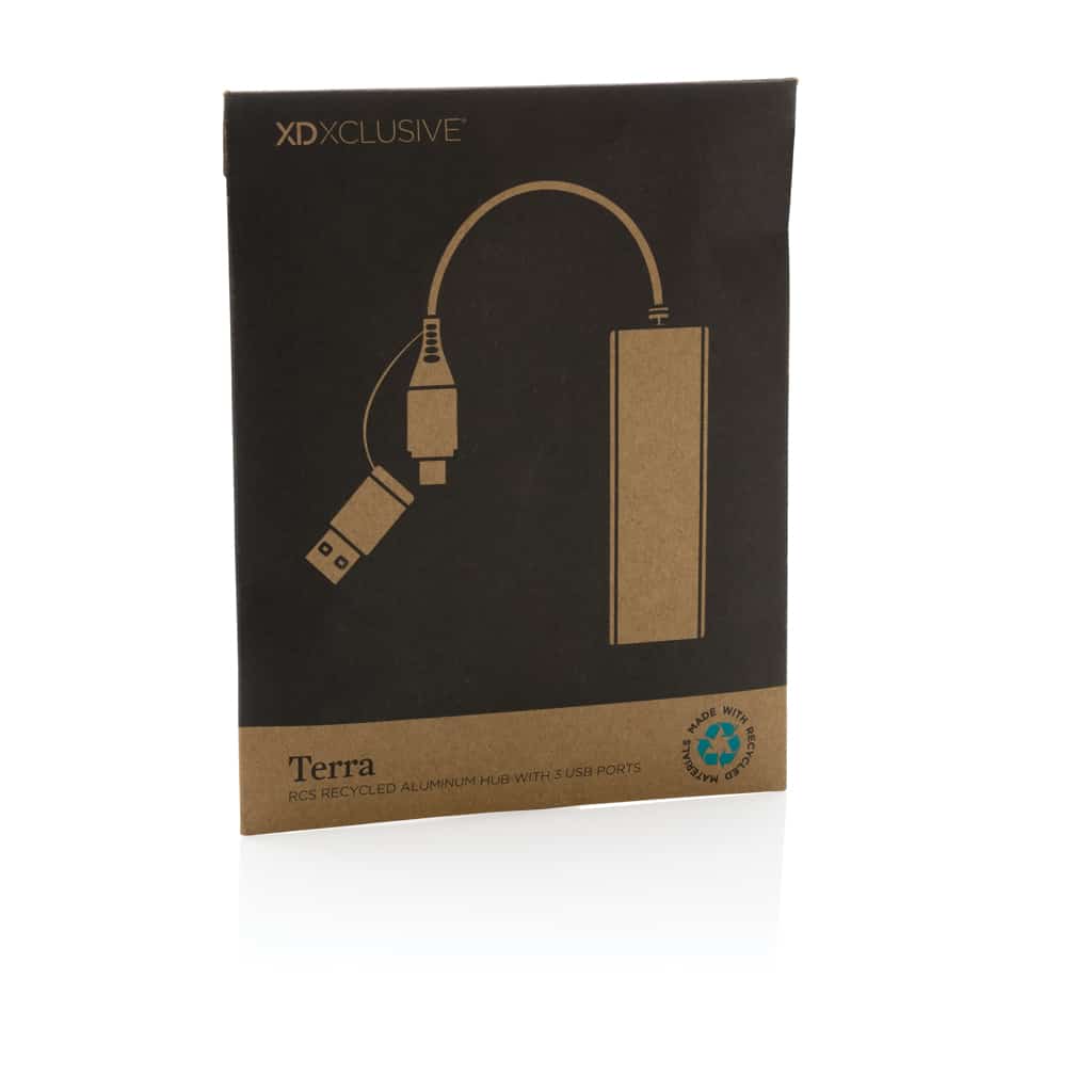 Miniature 8 pour Hub avec 3 ports USB en aluminium recyclé RCS Terra