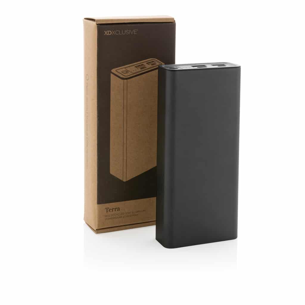 Miniature 10 pour Powerbank 20.000 mAh et 20W en aluminium recyclé RCS Terra