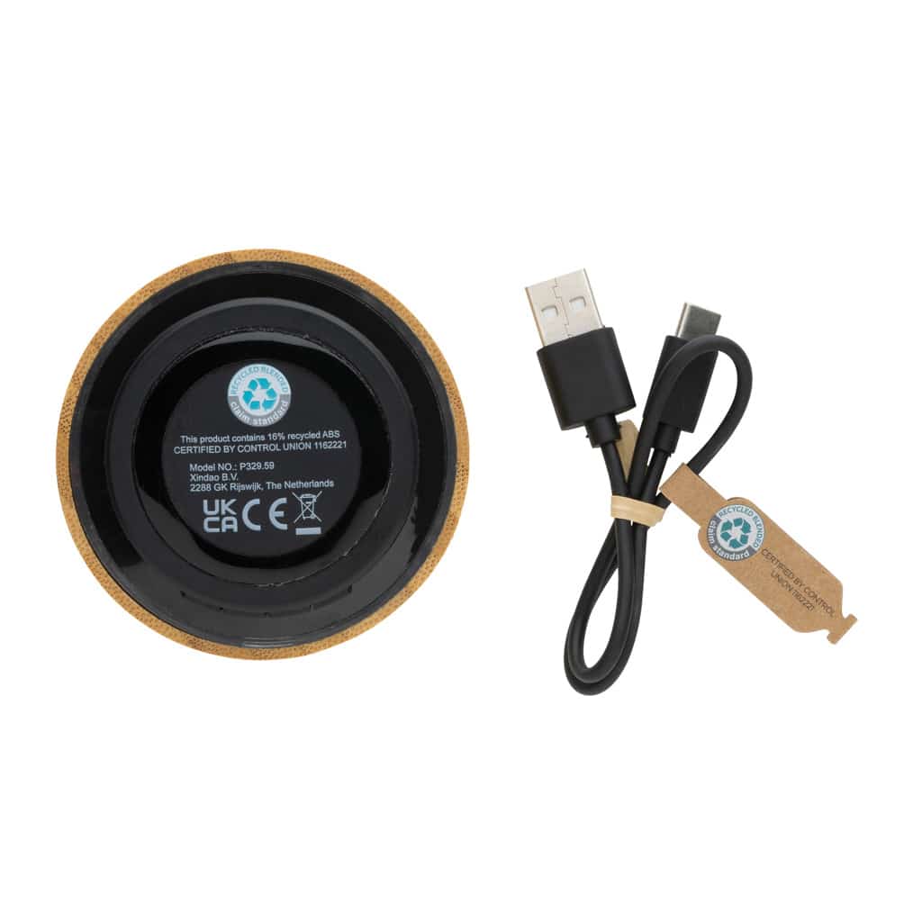 Miniature 5 pour Enceinte 3W en bambou FSC® et ABS RCS