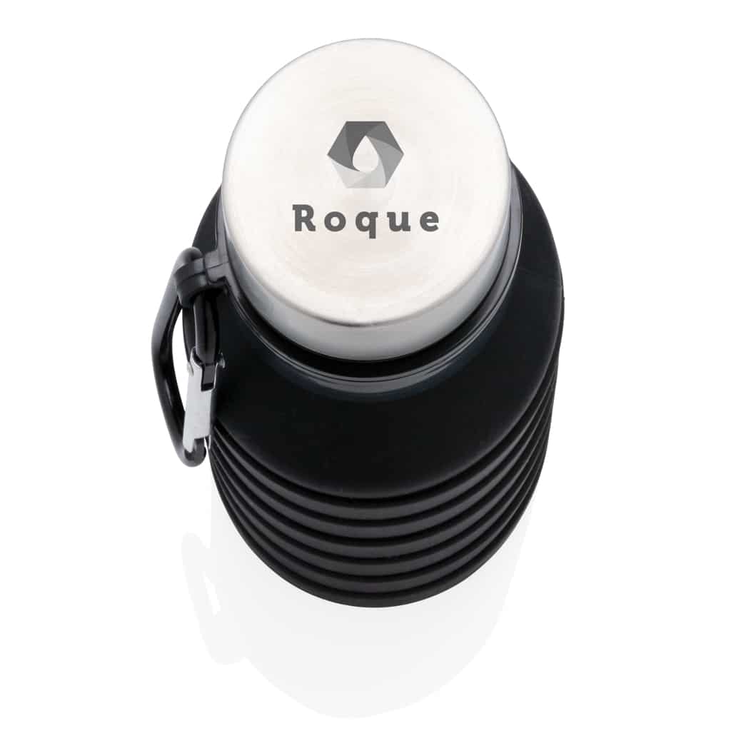 Miniature 5 pour Bouteille en silicone pliable étanche avec couvercle