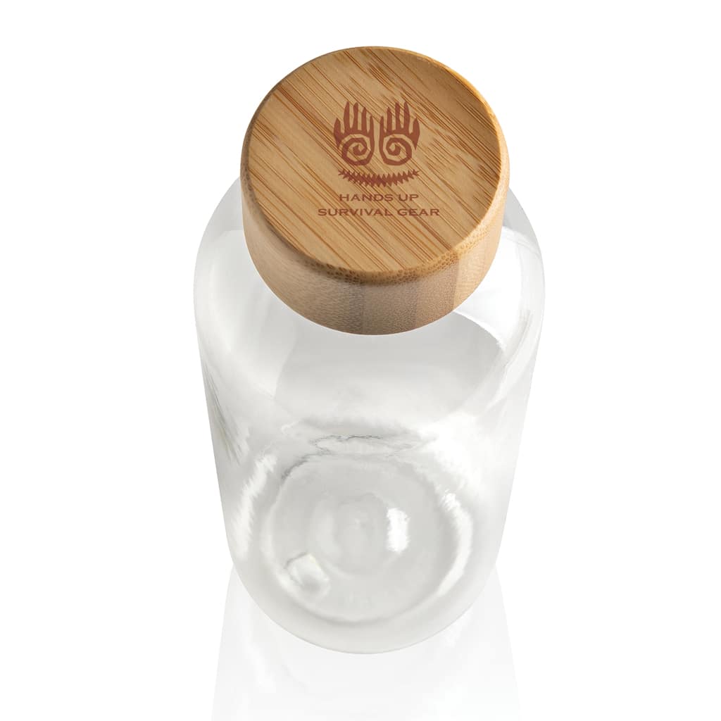 Miniature 6 pour Bouteille 600ml en rPET GRS avec couvercle en bambou FSC®