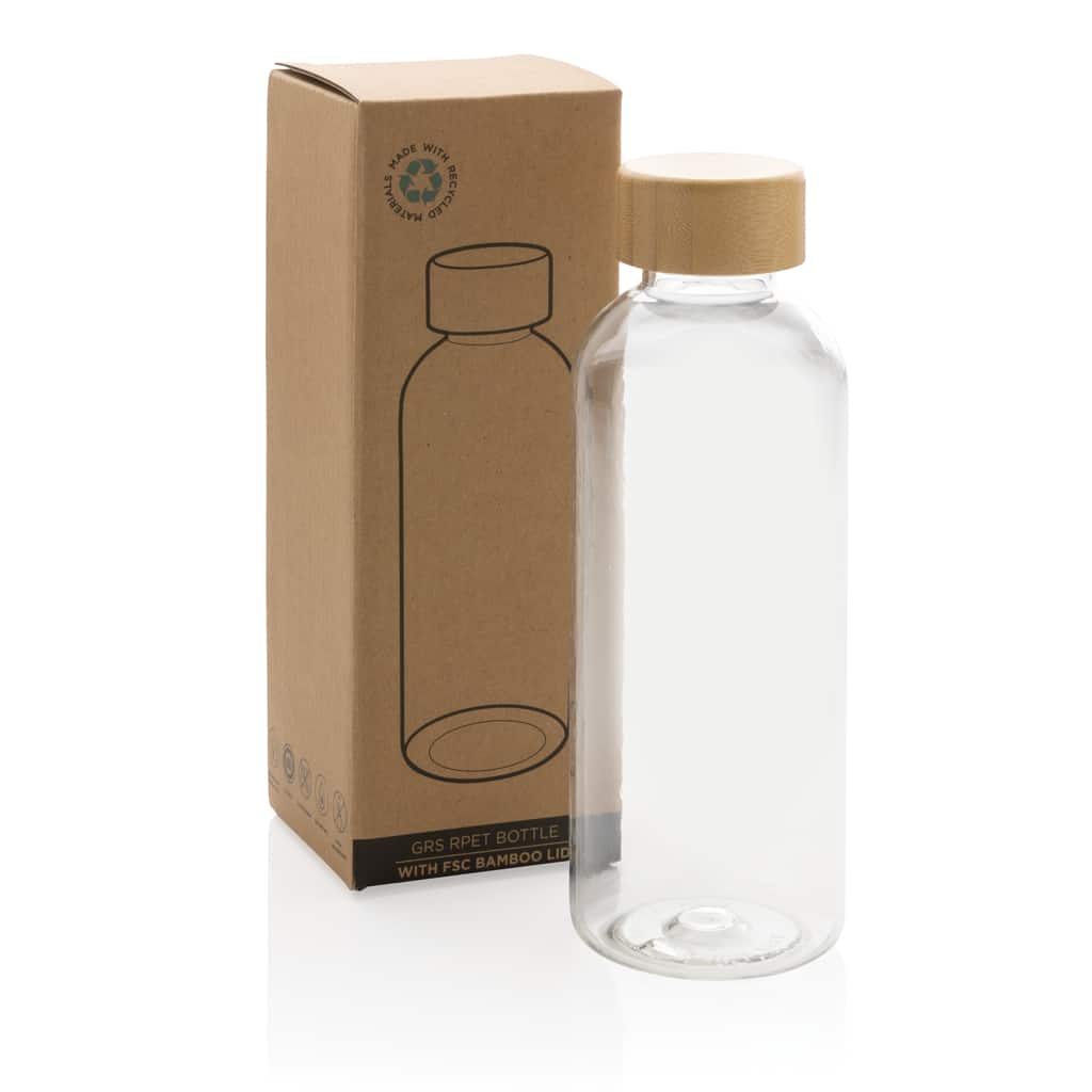 Miniature 11 pour Bouteille 600ml en rPET GRS avec couvercle en bambou FSC®
