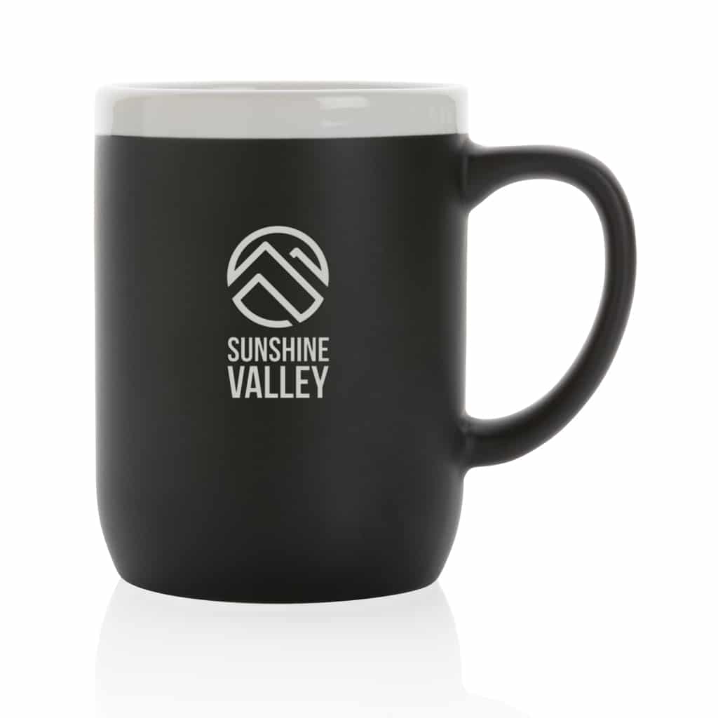 Miniature 4 pour Mug en céramique avec bord blanc