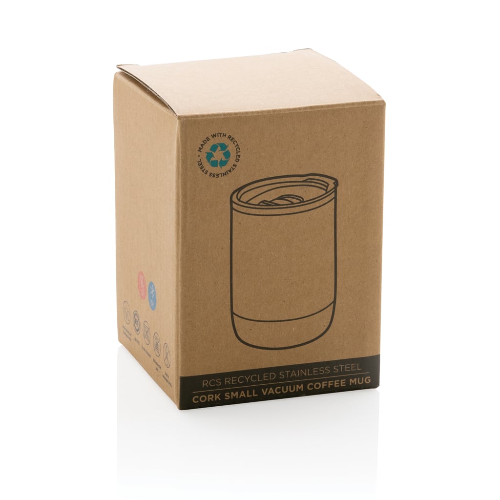 Miniature 4 pour Petite tasse à café en liège et acier recyclé RCS