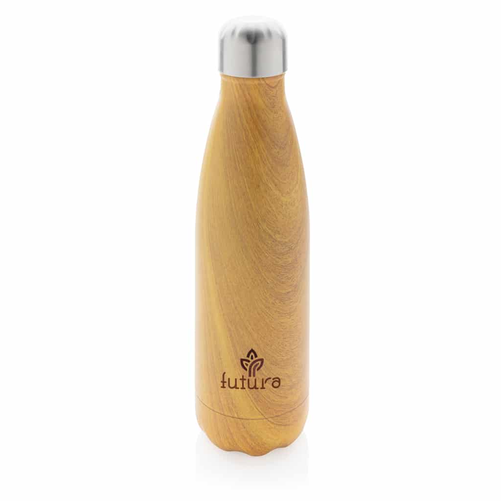 Miniature 6 pour Bouteille isotherme en acier avec effet bois